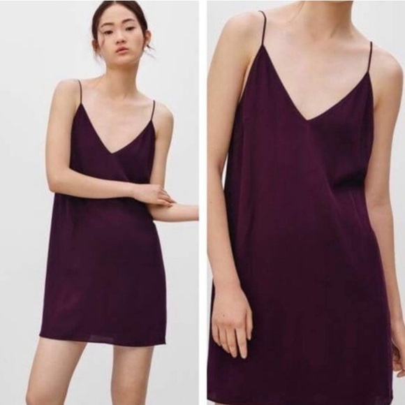 Wilfred Other - Wilfred Vivienne 100% silk slip mini dress with adjustable straps